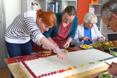 Making of the Cookie Cake 50