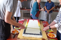 Making of the Cookie Cake 14