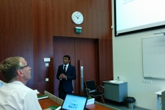 Sandip A. Kadam presenting his PhD thesis
