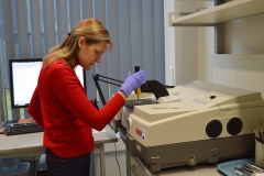 Thermo Nicolet 6700 FT-IR Spectrometer with “Smart Orbit” diamond micro-ATR accessory